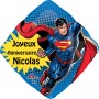 Ballon Superman Carré Personnalisable Disney, Décorations ballons pour anniversaire.
