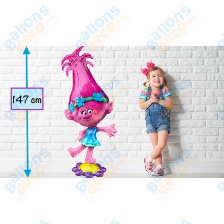 Ballon Poppy Trolls Marcheur Géant