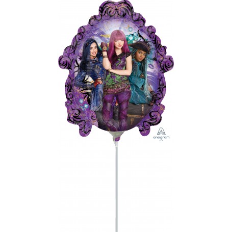 Ballon Descendant Miroir Violet Air Disney, Décorations ballons pour anniversaire.