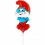 Ballon Papa Schtroumpfs sur Tige, Décorations ballons pour anniversaire.