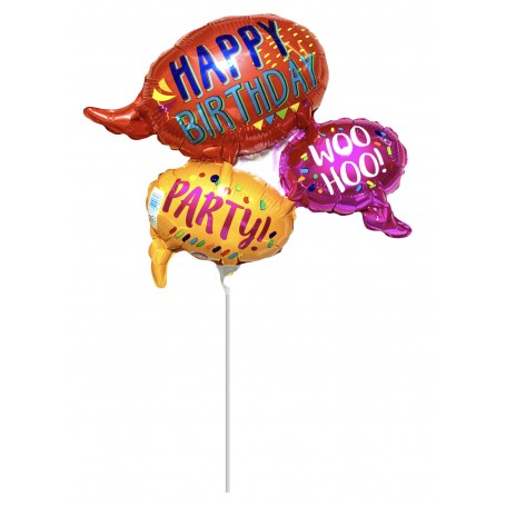 Ballon Bulles Happy Birthday Party Air, Décorations ballons pour anniversaire.