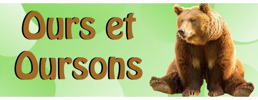 Ballons Ours - Ourson - Bear - Forêt - Décoration - Ballonsdeco.com