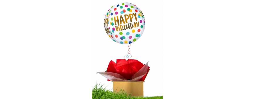 Ballons Cadeaux Surprises dans Carton - Anniversaire - Ballonsdeco.com