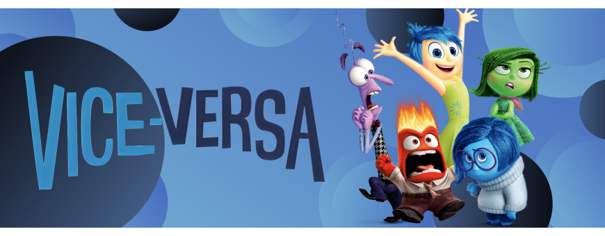 Ballons Vice et Versa Disney - Anniversaire Pixar - Ballonsdeco.com