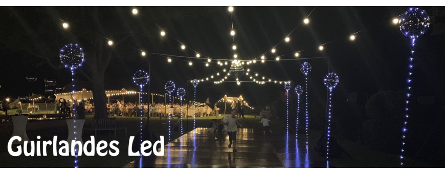 Guirlandes Lumineuses - Décoration Mariage - Ballonsdeco.com